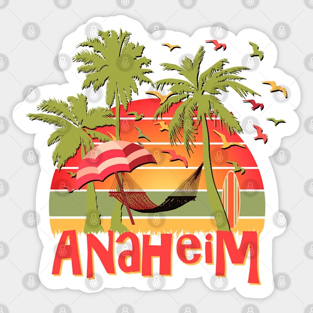 Anaheim Sticker by Nerd_art